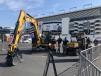 Several Caterpillar representatives were on hand to answer questions about the Cat 309CR.