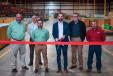 Montabert’s leadership team prepares for official ribbon cutting on the new Distribution Center located in Nashville, Ill. (L-R) are Greg Clinton; Bruno Mallen; Aaron Scarfia; Stephane Giroudon; David Young (Komtasu); and Clint Bauza.
(Aaron Simmons photo)