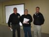 (L-R) are Tom Stern, sales manager, West Side Tractor; Mitch Mann, U.S. Steel Gary Works; and Mark Gronkiewicz, West Side Tractor at the Technology Fair in 2010.
 