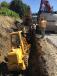 Kubricky is constructing a new town sewer line as part of the project.