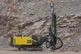 The PowerROC D60 hydraulic down-the-hole (DTH) surface drill rig for mining and quarrying can drill large holes ranging from 4.31 to 7 in. (10.9 to 17.7 cm).
