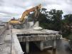 Work on the Hillsboro Canal bridge was designed to raise the span to allow for more clearing space for boat passage.
