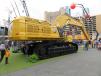 The Cat 395 excavator drew large crowds all week at ConExpo. 
