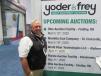 Yoder & Frey Auctioneers’ Rodney Russell spoke with attendees about the company’s many auction-related services and upcoming auctions at the show. 