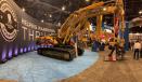 The Kobelco SK350LC-10 Wounded Warrior Project tribute excavator. 