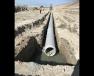 A long section of storm water drainage pipe along a portion of the 1.2 mi. of SR-11 that will be paved later this year.
