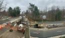 The construction of a replacement bridge that carries Wheelers Farms Road over State Road 796, a short highway that connects the Merritt Parkway and Wilbur Cross Parkway to I-95 and the Boston Post Road in Milford, Conn., resumed in early April. 