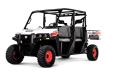 Bobcat UV34 utility vehicles offer seating for an operator and two passengers, while the extended UV34XL has room for an operator and five passengers.