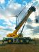Nebraska Crane’s GRT9165 performed maintenance work on wind turbines in Iowa. 
