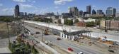 ODOT's $1.3 billion I-70/I-71 Downtown Ramp Up project in Columbus replaces, upgrades and rehabilitates aging highway infrastructure to improve traffic flow and make the road safer.
(Kokosing Construction Company Inc. photo) 
