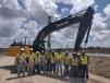 Members of the Bridges and Roads LLC team have completed approximately 50 percent of the project so far. 
