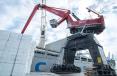 Mantsinen, based in Finland, builds large purpose-built material handlers only. The huge Mantsinen 300 is its biggest machine, weighing 373 tons, with a reach of 118 ft.