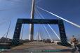 The second highest cable-stayed bridge opened to the public on Oct. 5.