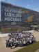 2013 - employees celebrate the production of JCB's one millionth machine.