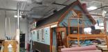 From start to finish, students build a roughly 130-sq. ft. home with a lofted area that adds another 55 sq. ft. 