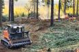 Staying “ahead of the game” for land clearing near California’s Creek Fire, FAE-Primetech PT prime movers are used for heavy mulching for forestry fuels reduction. 