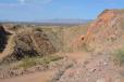 The site of the former Contention Silver mine outside of Tombstone, Ariz. has sprung alive recently as a local company is producing an attractive landscape stone from the mine’s overburden. 