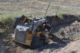 Sweatt Construction utilizes a John Deere 331G track loader with Level Best grading attachment and Topcon 3D-MC grade control software works on reclaiming a creek bed on the Vermejo Park Ranch in New Mexico. 
