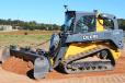 David’s Dozer V-Loc Grading System — guided by GPS mastless technology — works flawlessly during a recent demonstration in Georgia.
 