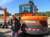 Looking to take this Doosan DX63 excavator home to Malden, Mo., is John Matthews, owner of Matthews Enterprises.