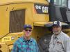 Checking out one of the quality wheel loaders at this year’s sale — a Caterpillar 924K — are Ron Bieri (L) of Ron Bieri Excavation, Pigeon, Mich., and Tony Deosaran of Quality Heavy Equipiment, Lima, Ohio. 