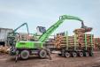 The 835 M-HDS E-Series with trailer feeds the plant, transports and loads logs. 