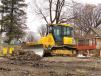 At a job site in Des Moines, a Synergy Contracting operator uses a Komatsu intelligent Machine Control D39PXi dozer to final grade.