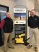 Ken Skala (L), NPKCE district manager, and Curt Thomas of Murphy Tractor were instrumental in helping C&J Contractors purchase a new NPK DG-20 Demo Grab.