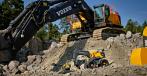 Volvo CE has released its biggest range of toy excavators, loaders, haulers and trucks in collaboration with German toymaker Dickie toys.