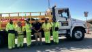 Crews from Eagle Barricade, based in McKinney, Texas, helped in the recovery effort.

