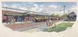 Artist's rendering of the exterior of the Pennsylvania Trolley Museum's new Welcome and Education Center. (Pennsylvania Trolley Museum rendering) 