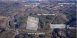 An aerial view of the site for planned Pratt &Whitney aircraft engine manufacturer. (Buncombe County Government photo)