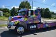This Autism Speaks flatbed tribute was done to honor one of the company’s employees. 