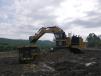 Reading Anthracite’s Caterpillar 6020B hydraulic mining shovel loads a Cat 777G 100-ton haul truck. 