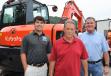 (L-R): Will Mason, Ricky Cole and Bill Mason check out the inventory levels at the new Mason Tractor branch, located just south of Interstate 20 in Villa Rica, Ga.