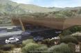 The bridge at Liberty Canyon, which has been a dream of conservationists for years, will allow mountain lions and other species to cross safely over a busy eight-lane stretch of the freeway used by an estimated 300,000 vehicles a day. 