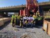 Construction crews from ORDERS Construction Co., a St. Albans, W.V.-based general contracting firm, have been working diligently on the design-build project at I-81 Atkins since July 2019. 