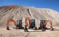 Doosan unveiled three mini-excavators: the DX27Z-7 mini-excavator, the DX35Z-7 mini-excavator and the DX50Z-7 mini-excavator.
