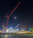 Mammoet deployed one of its 827 ton crawler cranes — a Liebherr LR 1750 — to lift and install the 