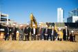 The 25 North Lex project team celebrates the commencement of construction. (Greystar Real Estate Partners photo)