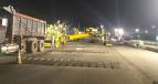 Because most of the airport traffic and work happens during daytime, night paving operations further minimized interruptions at the airport.