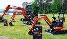 Positioned right near the lake at the Callaway Gardens, these Hitachi machines drew quite a bit of attention from those staying in the adjacent lodge.
(CEG photo)