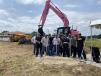 The Memphis branch team at the ground breaking. (Heavy Machines photo) 