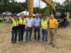 Shown from the left are Boyd and Rozier Blanchard, Clark and Trey Banks (Banks Construction in Charleston), Joe Blanchard and Cat’s Troy Arrington.