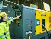 Atlas Copco has long been one of the company’s suppliers and for this project the largest E-Air compressor — the V1100 — was considered best suited, both in terms of air flow but also in terms of minimal noise output.