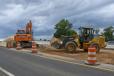 Heavy equipment is seen on site of the I-85 widening project in Cherokee County, S.C., on June 3, 2022. (SCDOT photo) 