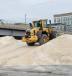 Boston Public Works oversees treating and clearing 850 mi. of roadway when winter hits, so they start stocking up on salt starting in September.
(Boston Public Works photo)