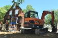 One of the workhorses recently purchased from Equipment East is a Doosan DX63.
(CEG photo) 