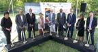 A celebratory groundbreaking ceremony was held Sept. 19 to mark phase 1 of The Aura at Innovation Square, a mixed market-rate apartment development designed to serve the local community and workforce.
(Cleveland Clinic photo)
 