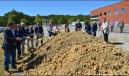 Hoover school and city officials participated in a groundbreaking ceremony for a new $15.4 million performing arts center at Hoover High School. (Photo courtesy of Sherea Harris-Turner/Hoover City Schools) 